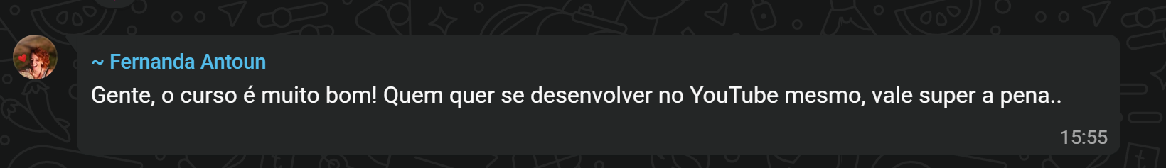 Depoimento de Fernanda Antoun sobre o Aprofundo Creators