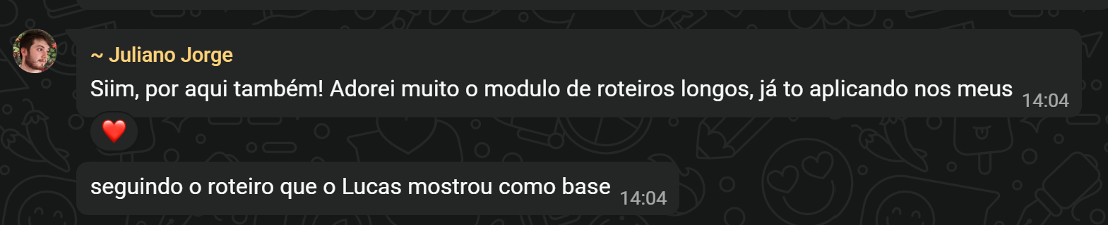 Depoimento de Juliano Jorge sobre o Aprofundo Creators