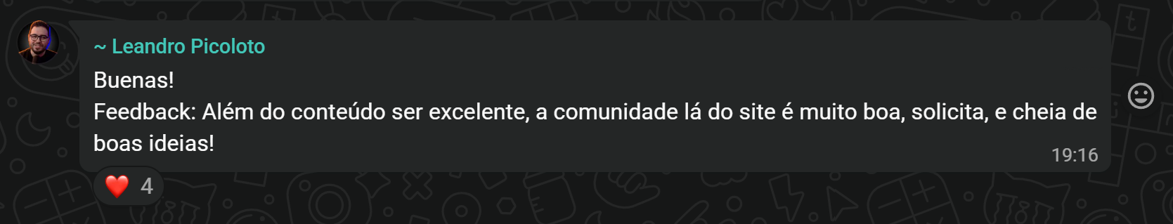 Depoimento de Leandro Picoloto sobre o Aprofundo Creators